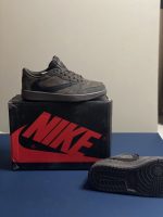 نایکی جردن 1 ترویس اسکات سرمه ای قهوه ای ساق کوتاه | Nike Air Jordan 1 Low OG Travis Scott Navy Brown - Image 4