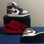 نایک ایر جردن ۱ ساقدار موکا قهوه ای Nike air jordan 1 high dark mocha - Image 3
